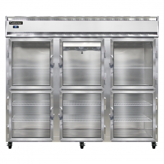 Continental Refrigerator 3FE-LT-GD-HD Reach-In Low Temperature Freezer