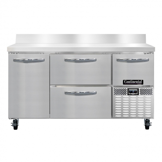 Continental Refrigerator FA60NBS-D Work Top Freezer Counter