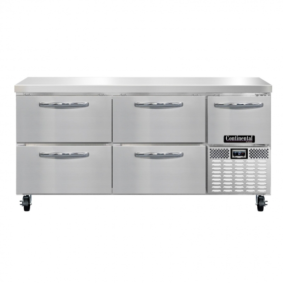 Continental Refrigerator FA68N-D Work Top Freezer Counter