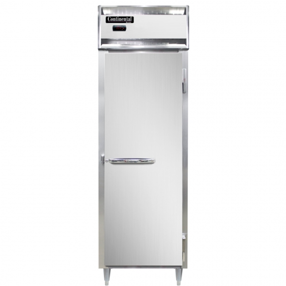 Continental Refrigerator DL1W-PT Pass-Thru Heated Cabinet with Swing Solid Door