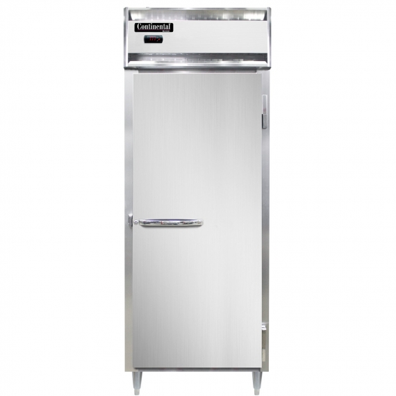 Continental Refrigerator DL1WE-SS-PT Pass-Thru Heated Cabinet with Swing Solid Door