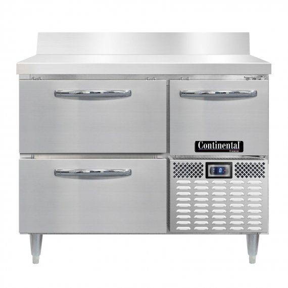 Continental Refrigerator DFA43NSSBS-D Work Top Freezer Counter