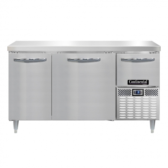 Continental Refrigerator DFA60NSS Work Top Freezer Counter