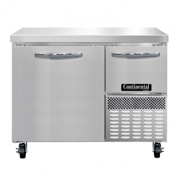 Continental Refrigerator FA43SN Work Top Freezer Counter