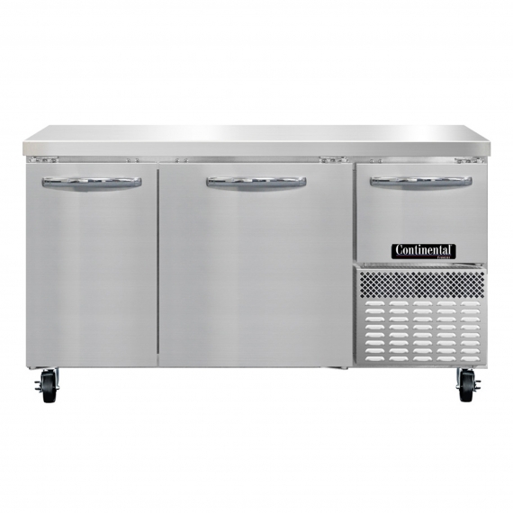 Continental Refrigerator FA60SN Work Top Freezer Counter
