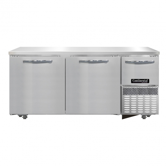 Continental Refrigerator FA68SN-U Reach-In Undercounter Freezer