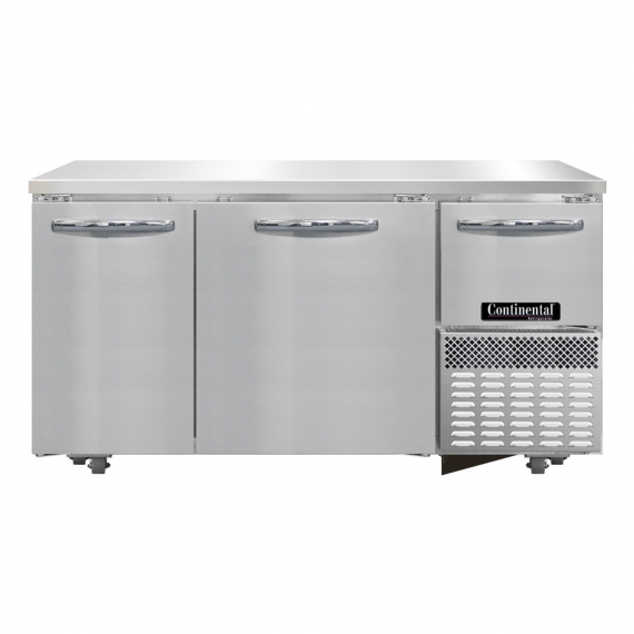 Continental Refrigerator RA60SN-U Reach-In Undercounter Refrigerator