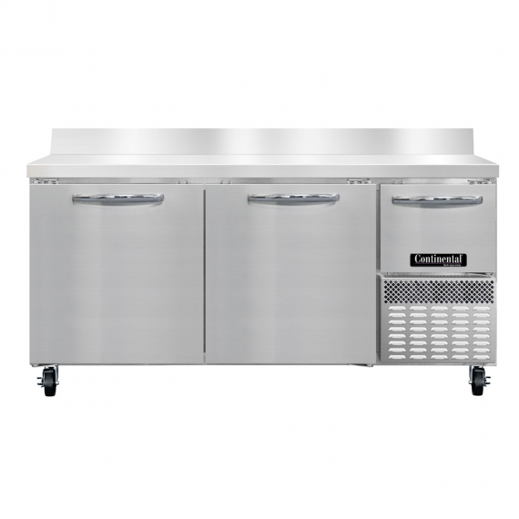 Continental Refrigerator RA68SNBS Work Top Refrigerated Counter