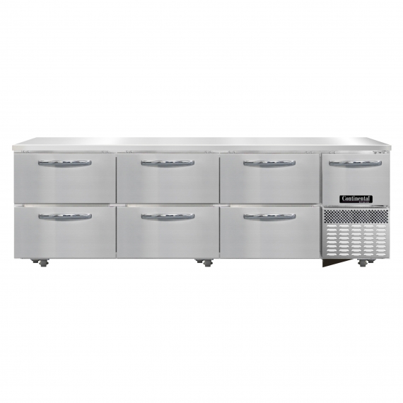 Continental Refrigerator RA93SN-U-D Reach-In Undercounter Refrigerator