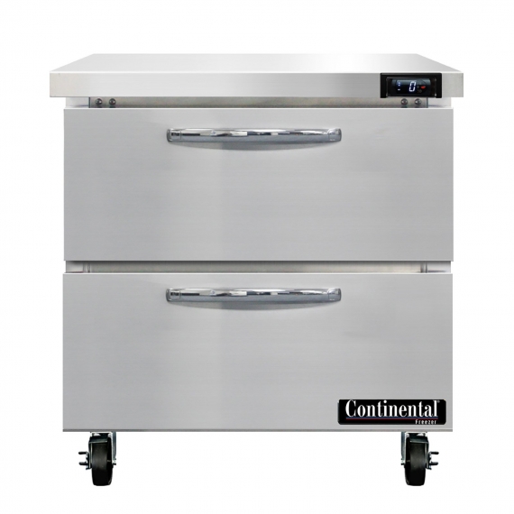 Continental Refrigerator SWF32N-D Work Top Freezer Counter