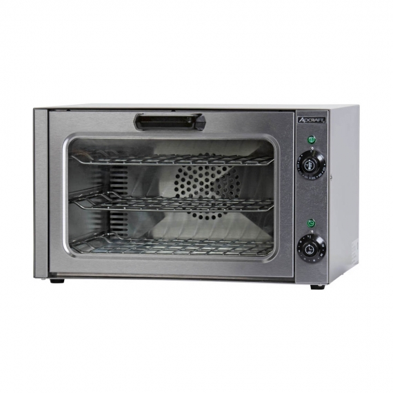 Adcraft COQ-1750W Single Deck Electric Convection Oven w/ 3-Quarter Size Pan Capacity
