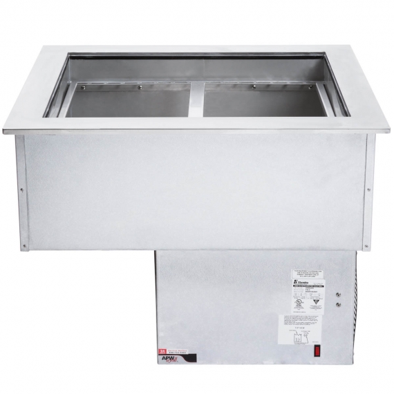 APW Wyott CW-2 Drop-in Refrigerated Cold Food Well, 2 Pan