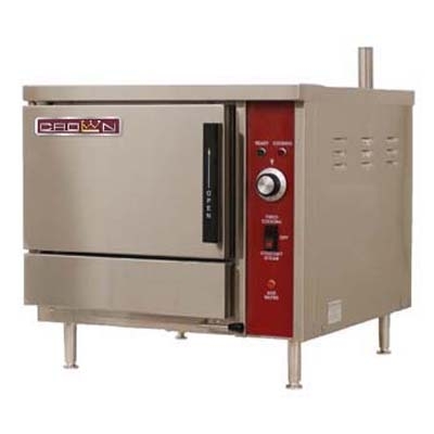 Crown EPX-5 Countertop Electric Convection Steamer, Boilerless, 5 Pans