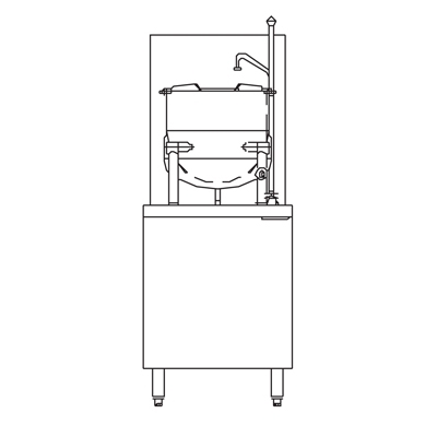 Crown GMT-10 Gas Kettle Cabinet Assembly