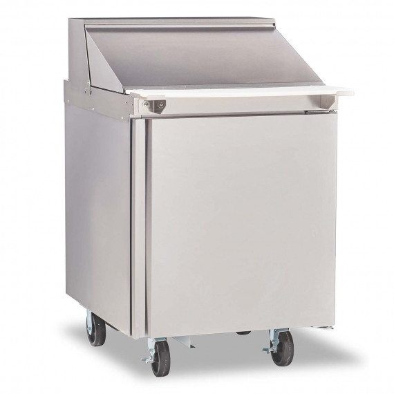 Delfield 4427NP-9M Mega Top Refrigerated Prep Table w/ 9.20 Cu Ft, 1 Door, 1-Section 9 Pans