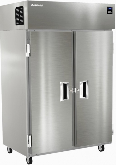 Delfield 6051XL-S Two Section Reach-In Refrigerator w/ 2 Solid Full Doors, Top Mounted, 43.5 cu. ft.
