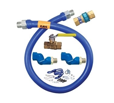 Dormont 1675KIT2S48 Blue Hose™ Moveable Gas Connector Kit, 3/4
