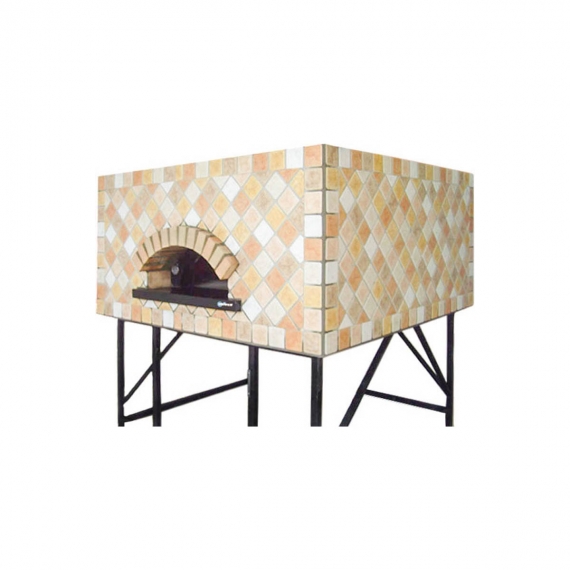 Univex DOME47S Artisan Stone Hearth Square Pizza Oven, Wood / Coal / Gas Fired, (7) 12