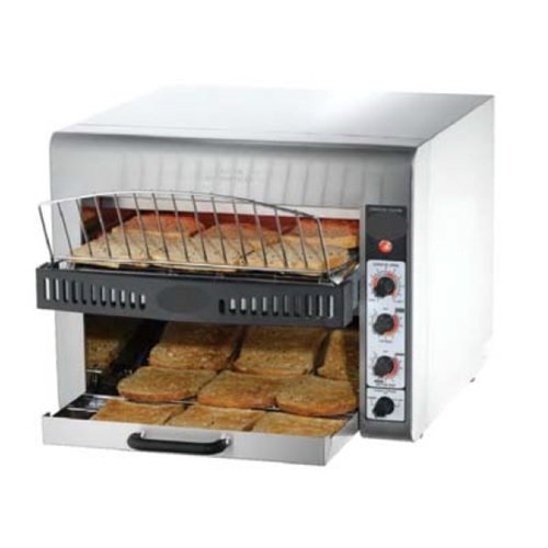 DoughXpress DXP-CT450 BakeryXpress 3 Slice Feed Conveyor Toaster, 500 Pieces/hour