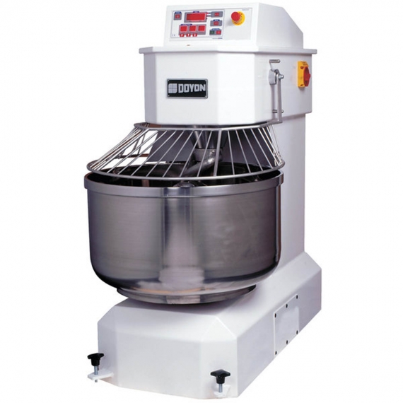 Doyon AEF080 Spiral Mixer with 200-Qt Fixed Bowl, 2-Speed, 286 lbs Dough Capacity, 12 Hp