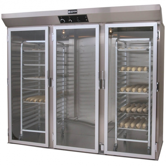 Doyon E336R Roll-In  Full Height Non-Insulated Triple Door Proofer Cabinet, (3) Glass Doors with Floor