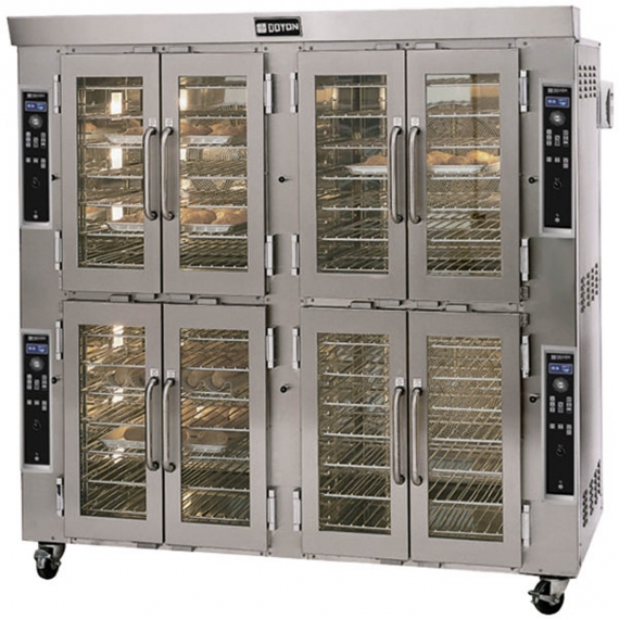 Doyon JA28 Four-Deck Electric Convection Oven w/ Programmable Controls, Full Size, Glass Doors