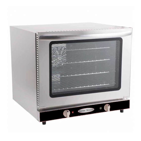 Serv-Ware ECO-66 Half-Size Electric Convection Oven w/ Manual Controls, Single Deck 