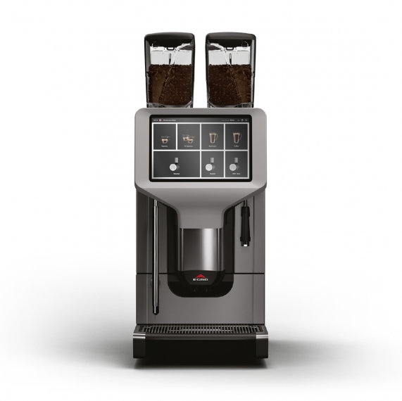 Egro USA EGRO NEXT PURE COFFEE Espresso Cappuccino Machine w/ 2 Grinders & 2 Hoppers