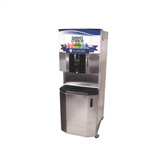 ElectroFreeze 44RMTFB Floor Model Pressurized Soft Serve Machine w/ (8) 32-Oz. Syrup Bottles