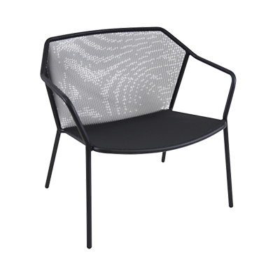 emu 524 Darwin Stacking Lounge Chair w/ Steel Mesh Seat & Back - Outdoor/Indoor