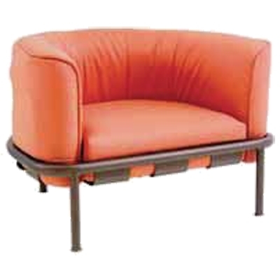 emu 744 Dock Lounge Armchair w/ Cushion Seat & Back - Outdoor/Indoor