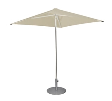 emu 980 6 1/2 ft Square Top Shade Umbrella - Anodized Aluminum Pole