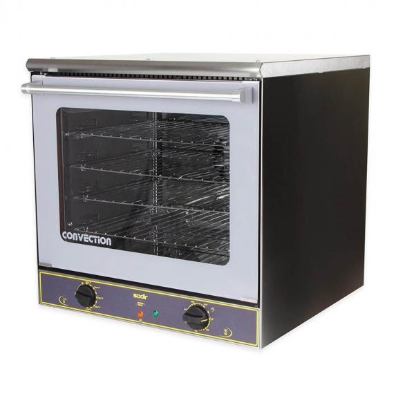 Equipex FC-60 Ariel 24” Wide Electric Half Size Countertop Convection Oven, 4 Wire Racks 