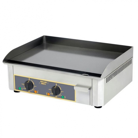 Equipex PSSE-600/1 Thermostatic 24” Electric Countertop Griddle/Plancha, Enameled Steel Plate
