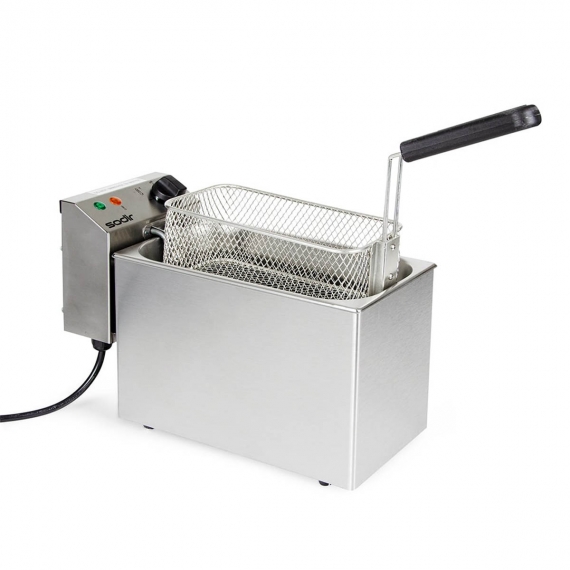 Equipex RF5S 10-Lbs Electric Countertop Sodir-Roller Grill Fryer, 120 Volts 1750 Watts