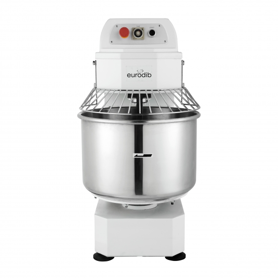 Eurodib USA LM40T Spiral Mixer with 42-Qt Fixed Bowl, Single Speed, 3080 watts, 35 Ibs Dough Capacity