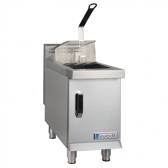Eurodib USA T-CF15 Full Pot Countertop Gas Fryer w/ 15-lb Capacity, 1 Basket, 2 Burners, Natural Gas
