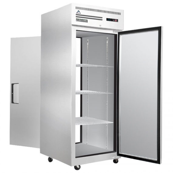 Everest ESPT-1S-1S One Section Pass-Thru Refrigerator with Solid Door
