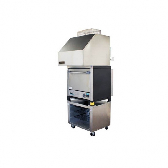 HoodMart 30” VH30-1PH, Electric Single Deck Ventless Pizza Oven, No Fire Supp.