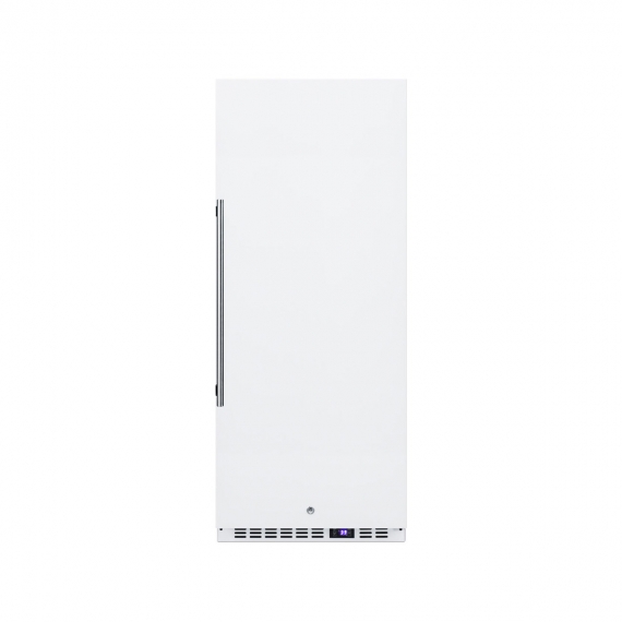 Accucold FFAR12W One Solid Door Reach-In Refrigerator in White, Front-Opening, 10 cu. ft.
