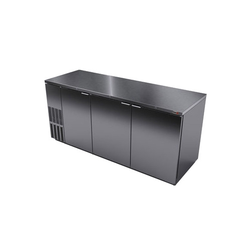 Fagor Refrigeration FBB-79S-N Refrigerated Back Bar Cabinet w/ 3 Solid Doors, 6 Shelves, 4 Rails