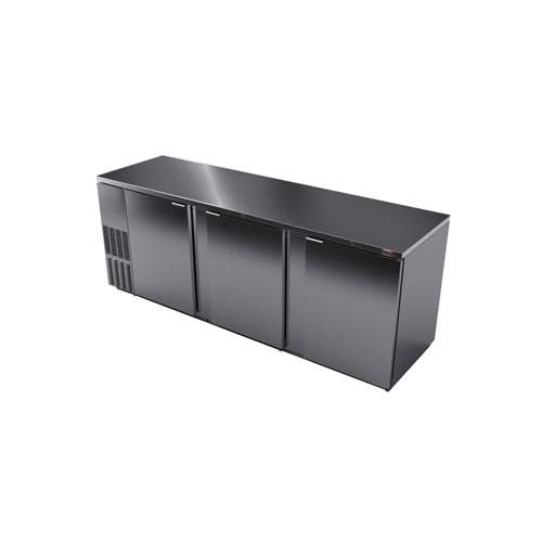 Fagor Refrigeration FBB-95S-N Refrigerated Back Bar Cabinet w/ 3 Solid Doors, 6 Shelves, 4 Rails