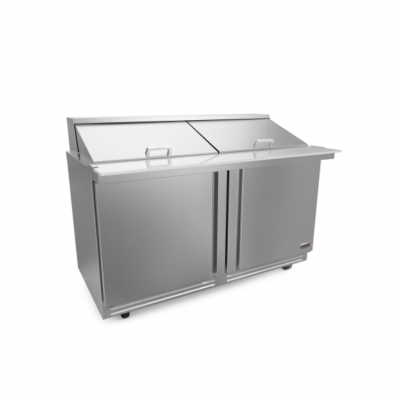 Fagor Refrigeration FMT-60-24-N Mega Top Refrigerated Unit w/ 2 Doors, 2 Shelves, 24 Pans