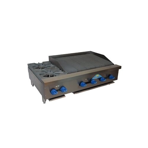 Comstock-Castle FHP42-2.5RB Countertop Gas Charbroiler / Hotplate