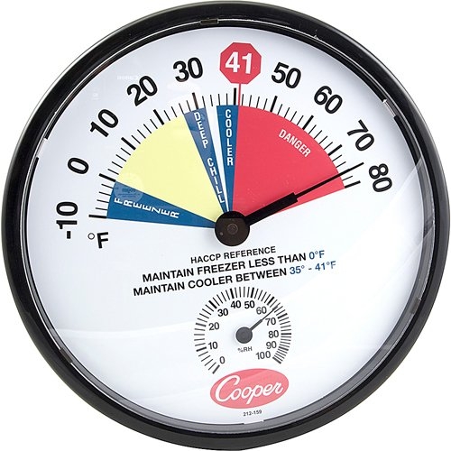 FMP 138-1301 Cooler/Freezer Thermometer, 12