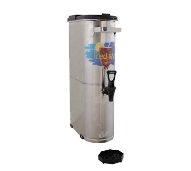 Curtis TCN 3.5 Gallon Stainless Steel Narrow Iced Tea Dispenser