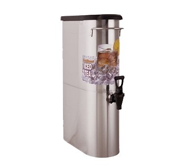 Bunn 39600.0001 TDO-N-3.5 3.5 Gallon Narrow Stainless Steel Iced Tea Dispenser
