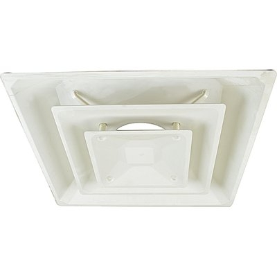FMP 556-1001 3-Tier Air Diffuser w/ 4-Way Air Distribution, Square, 24