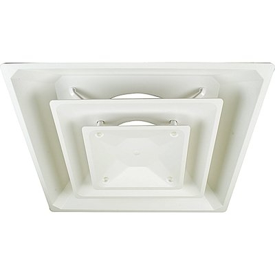 FMP 556-1003 3-Tier Air Diffuser w/ 4-Way Air Distribution, Square, 24