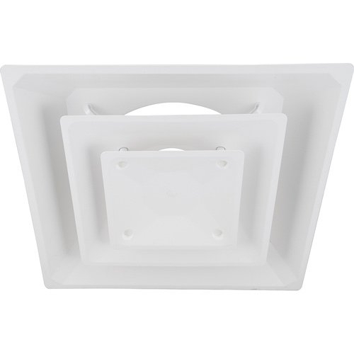 FMP 556-1004 3-Tier Air Diffuser w/ 4-Way Air Distribution, Square, 24